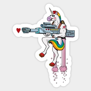 Gaming Unicorn Sticker